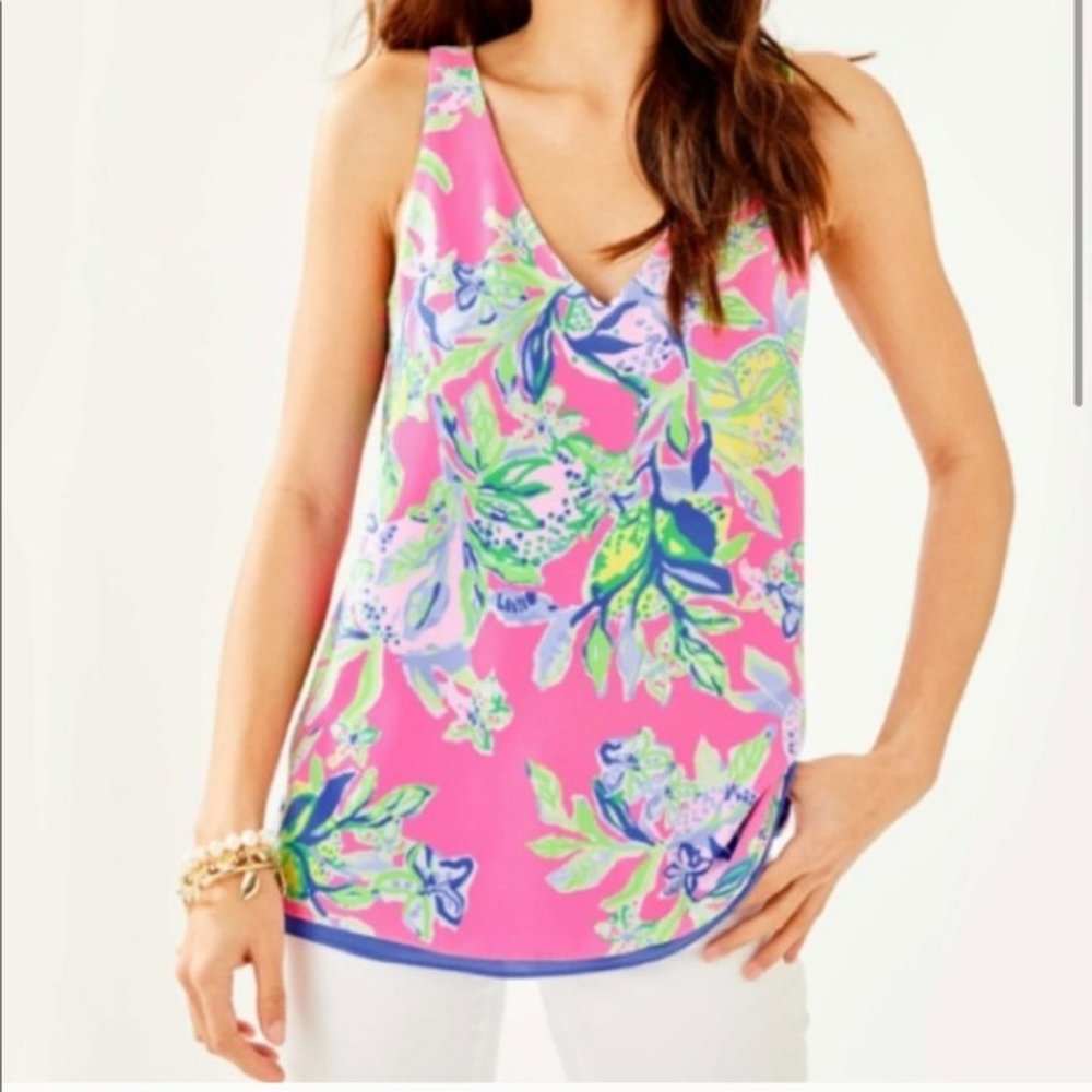 Lilly Pulitzer Florin Reversible Top - Size XS